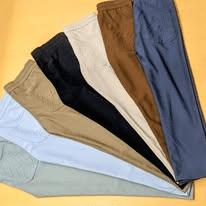 Premium Solid Color Casual Pants – Export Quality