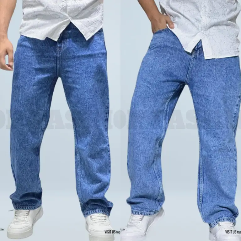 A-JEANS BAGGY LIGHT ASH & LIGHT NAVY